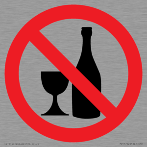 Prohibition: No alcohol